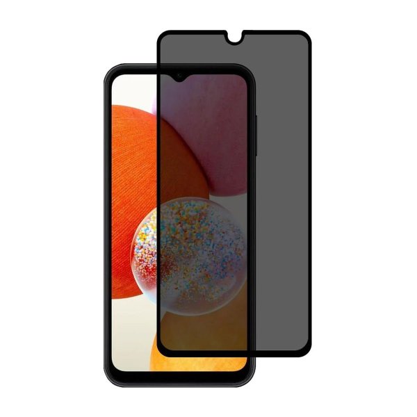 Samsung Galaxy A14 Skjermbeskytter Herdet glass 3D Privacy