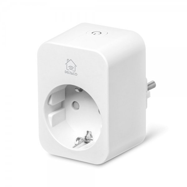 Deltaco Smart Home Smart Plug WiFi 2.4GHz 2-pakning