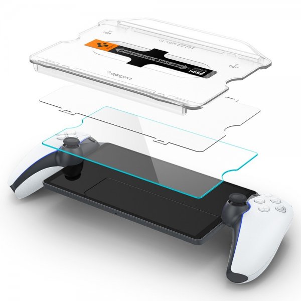 Spigen Sony PlayStation Portal Skjermbeskytter GLAS.tR EZ Fit