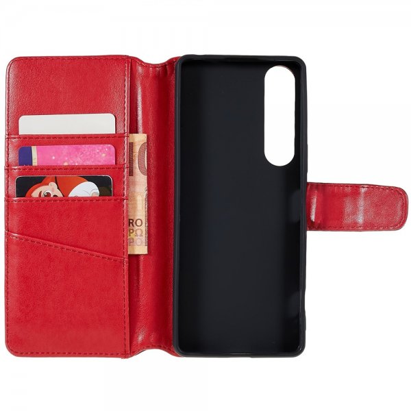 Nordic Covers Sony Xperia 1 IV Etui Essential Leather Poppy Red