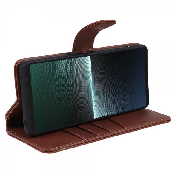 Nordic Covers Sony Xperia 1 V Etui Essential Leather Maple Brown