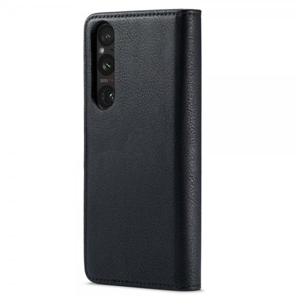 Dg.Ming Sony Xperia 1 V Etui Avtagbart Deksel Svart