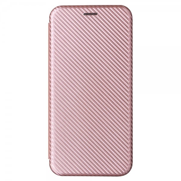 Sony Xperia 1 VI Etui Karbonfibertekstur Rosegull