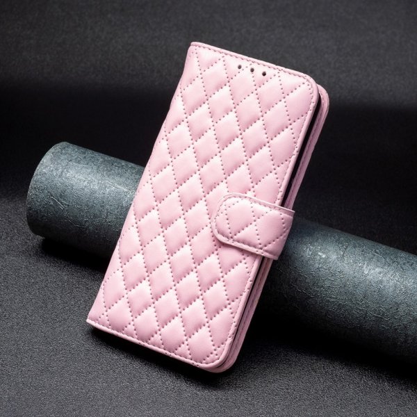 Sony Xperia 1 VI Etui Rombemønster Rosa