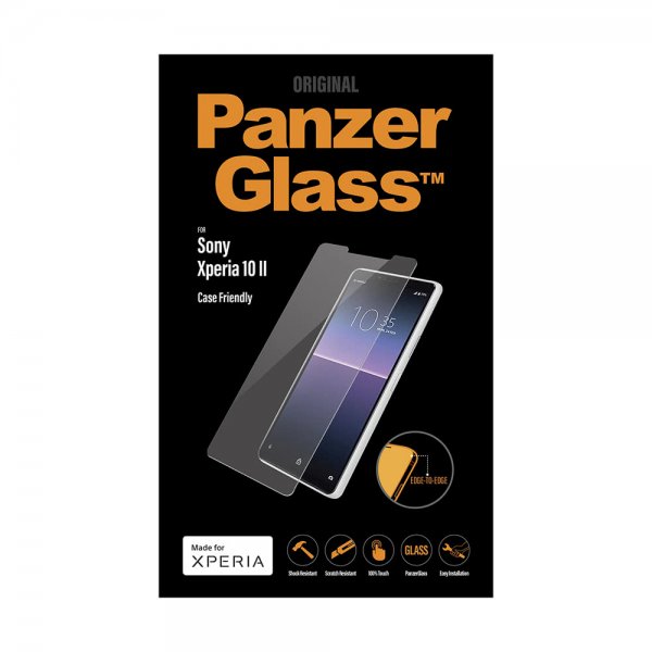 PanzerGlass Sony Xperia 10 II Skjermbeskytter CaseFriendly Edge-to-Edge