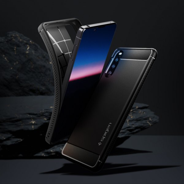 Spigen Sony Xperia 10 III Deksel Rugged Armor Matte Black