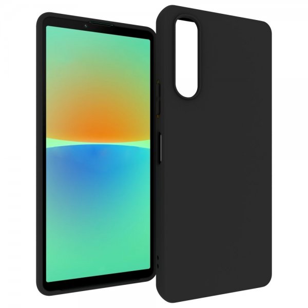 Nordic Covers Sony Xperia 10 V Deksel Feather Series Raven Black