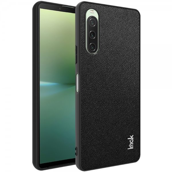 Imak Sony Xperia 10 V Deksel LX-5 Series Krysstekstur Svart