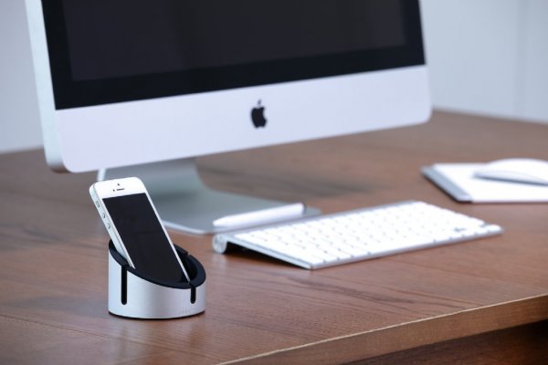 Just Mobile iPhone Holder AluCup Svart