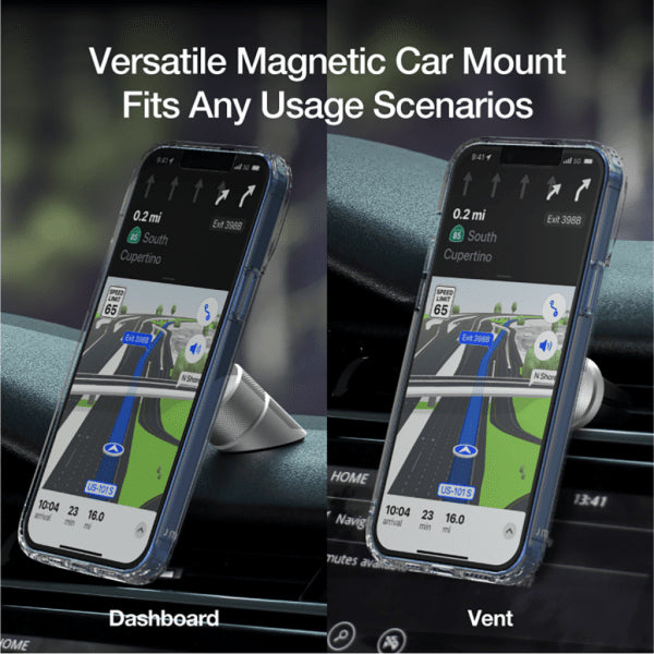 Just Mobile Mobilholder til bil AluDisk Go MagSafe