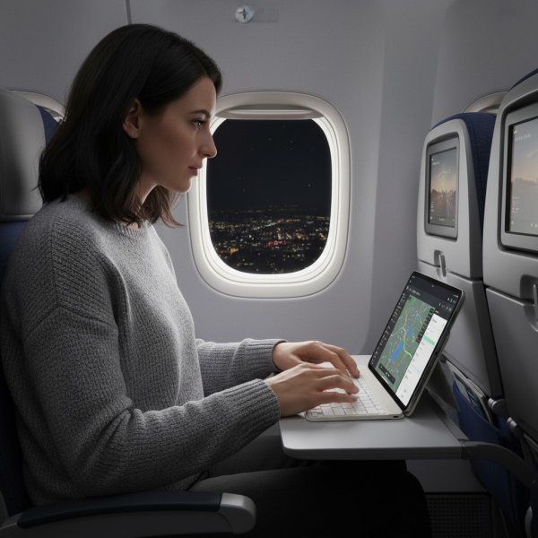 Satechi OntheGo Bluetooth tastatur med stativ sand