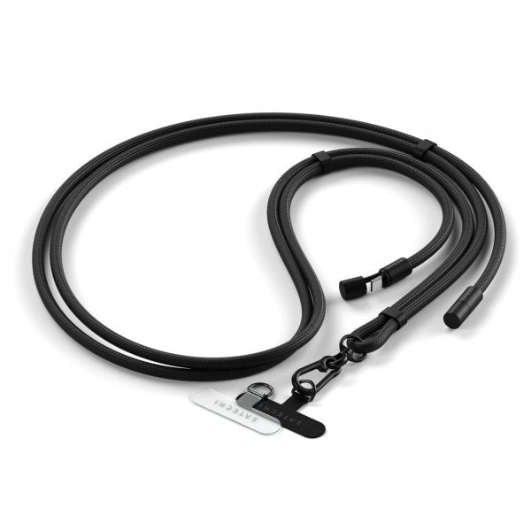 Satechi OntheGo Lanyardkabel USB-C 1,5 m Svart