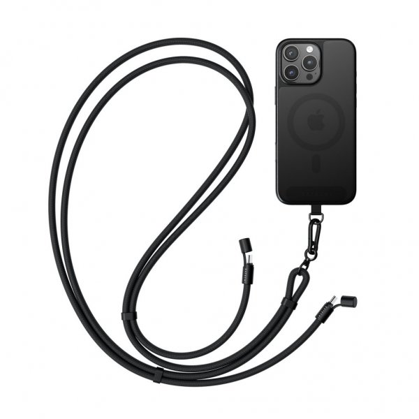 Satechi OntheGo Lanyardkabel USB-C 1,5 m Svart