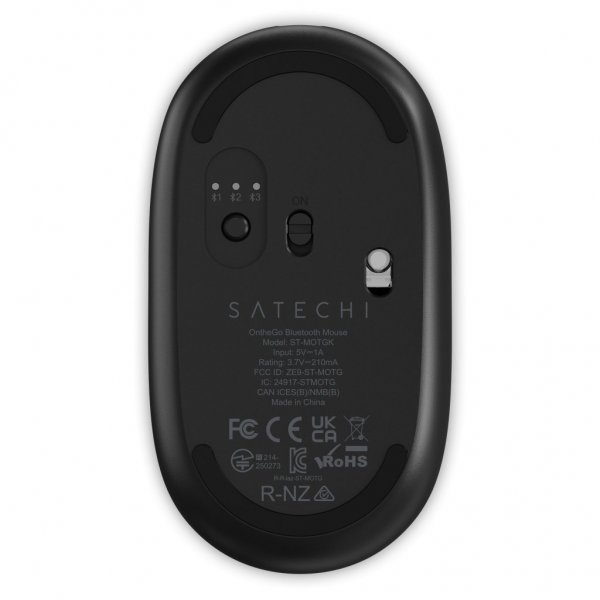 Satechi OntheGo Bluetooth-mus svart