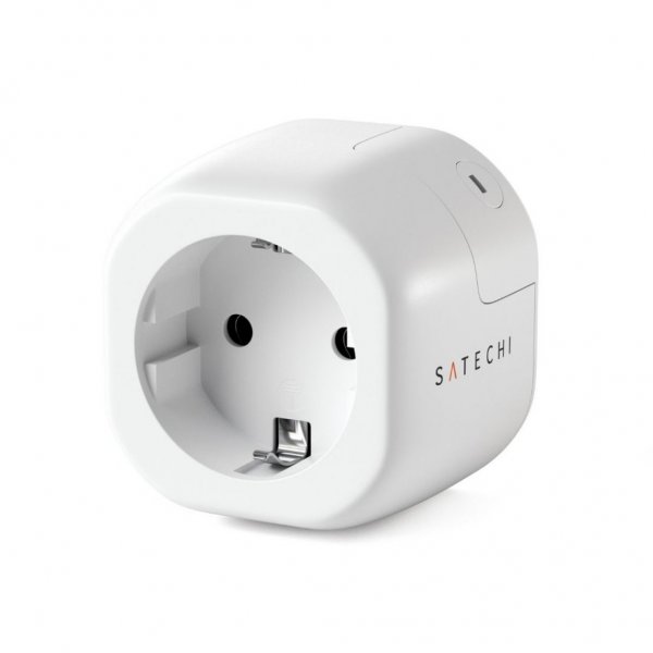 Satechi Homekit Smart Outlet Kontakt Hvit