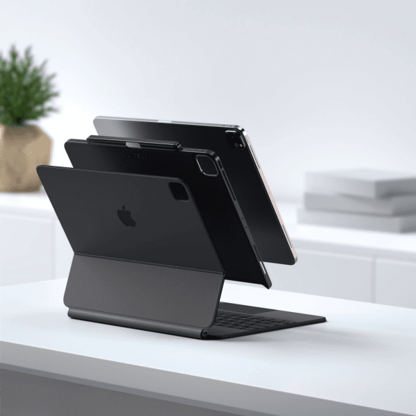 Satechi iPad Pro 12.9 Deksel Vegan-Leather Magnetic Case Svart