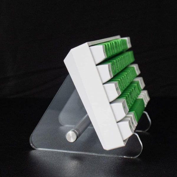Visningsstativ for ett tastatur
