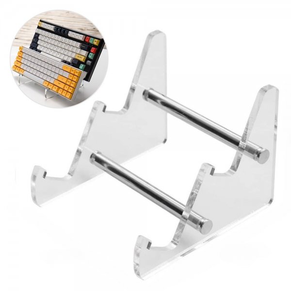 Utstillingsstativ for to tastaturer
