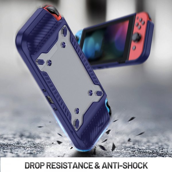 Støtsikkert deksel til Nintendo Switch OLED Blå