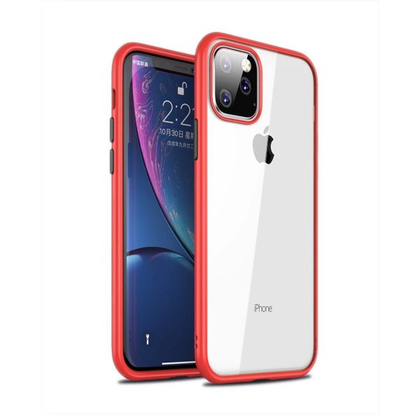 iPhone 11 Pro Max Deksel Støtsikker Rød