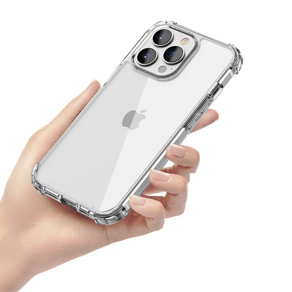 iPhone 13 Pro Deksel Støtsikker Transparent