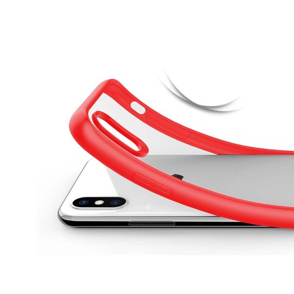iPhone Xs Max Deksel Støtsikker Rød