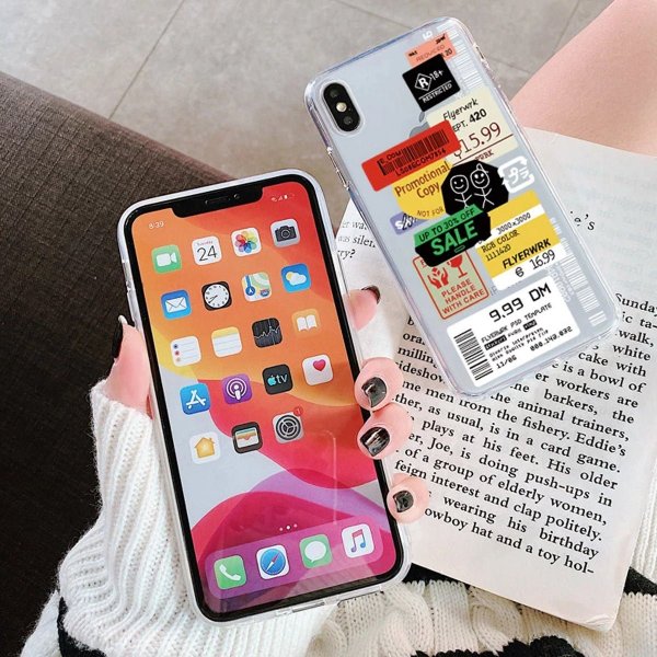 iPhone X/iPhone Xs Deksel Støtsikker Transparent