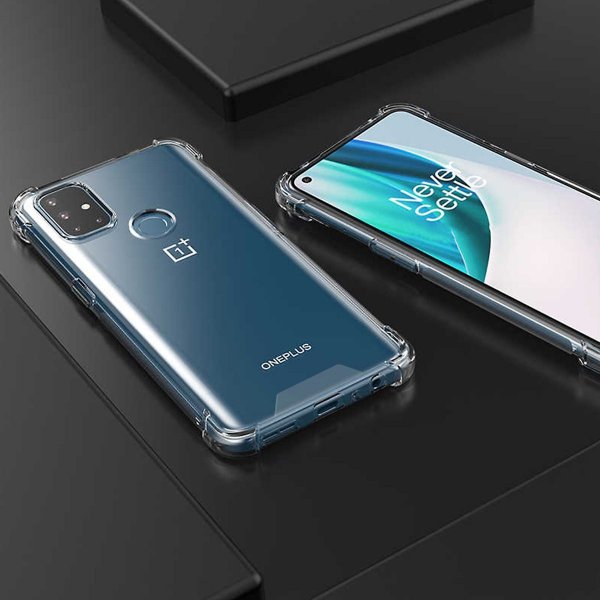 OnePlus Nord N10 5G Deksel Støtsikker Transparent