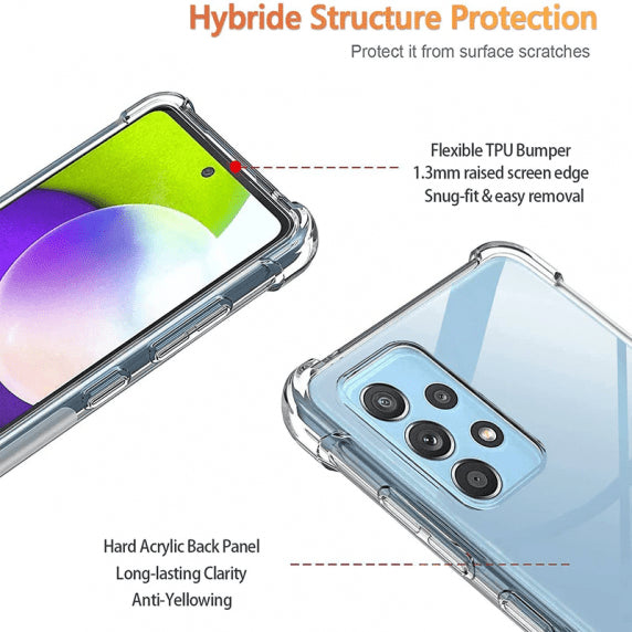 Samsung Galaxy A33 5G Deksel Støtsikker Transparent
