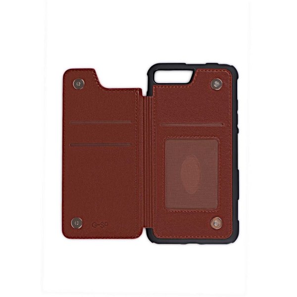 iPhone 7 Plus/iPhone 8 Plus Deksel Kortholder Brun