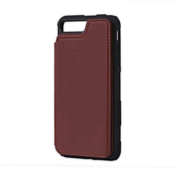 iPhone 7 Plus/iPhone 8 Plus Deksel Kortholder Brun