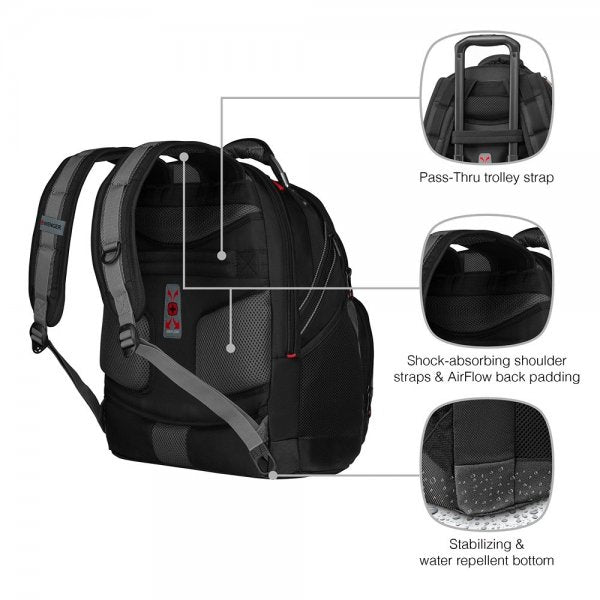 Wenger Synergy 16" Dataryggsekk Grå/Svart