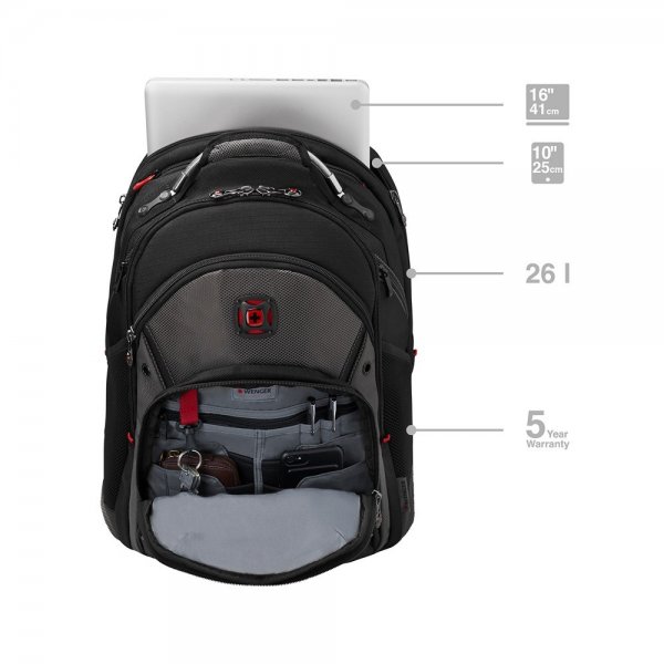 Wenger Synergy 16" Dataryggsekk Grå/Svart