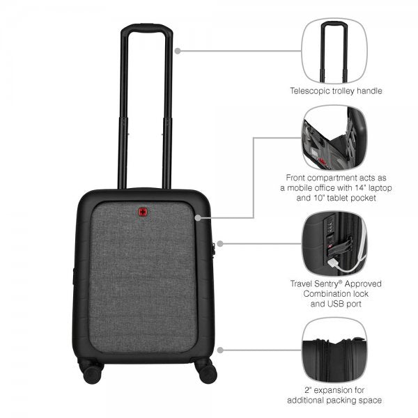 Wenger Syntry handbagage 55cm svart