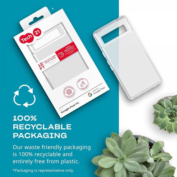 Tech21 Google Pixel 7a Deksel Evo Clear Transparent