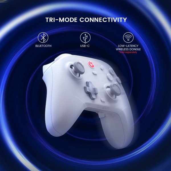GameSir T4 Cyclone Wireless Game Control Multiplatform Hvit