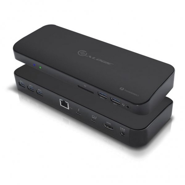 ALOGIC Dockningsstation ThunderBolt 3 Dual Display med 4K och strömförsörjning