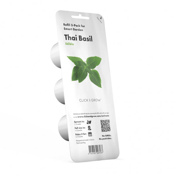 Click and Grow Smart Garden Refill 3-pack - Thai basilikum
