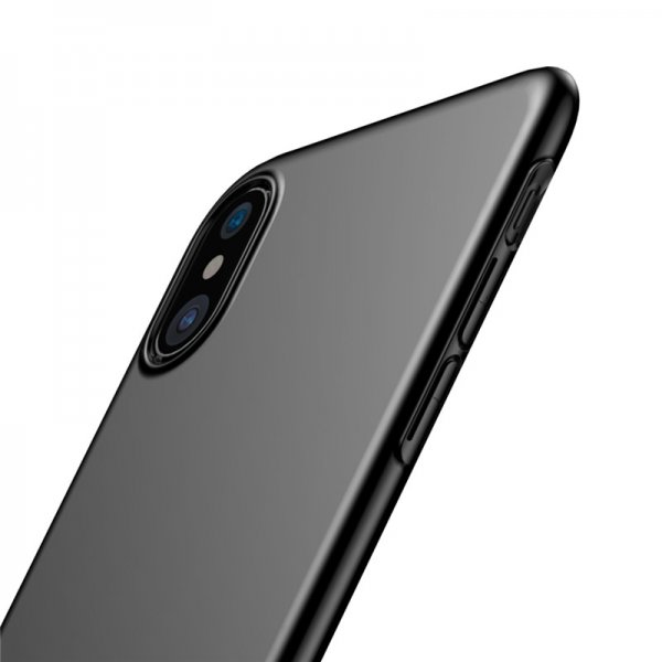 Baseus iPhone X/Xs Deksel Thin Case Svart