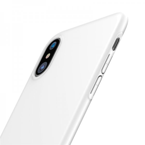 Baseus iPhone X/Xs Deksel Thin Case Hvit