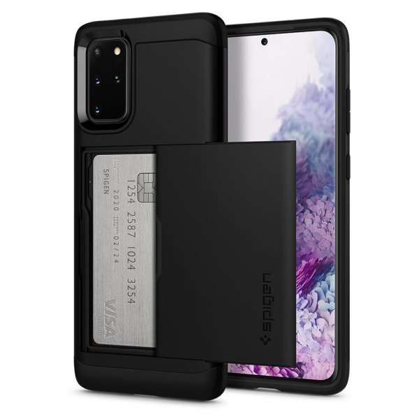 Spigen Samsung Galaxy S20 Plus Deksel Slim Armor CS Svart