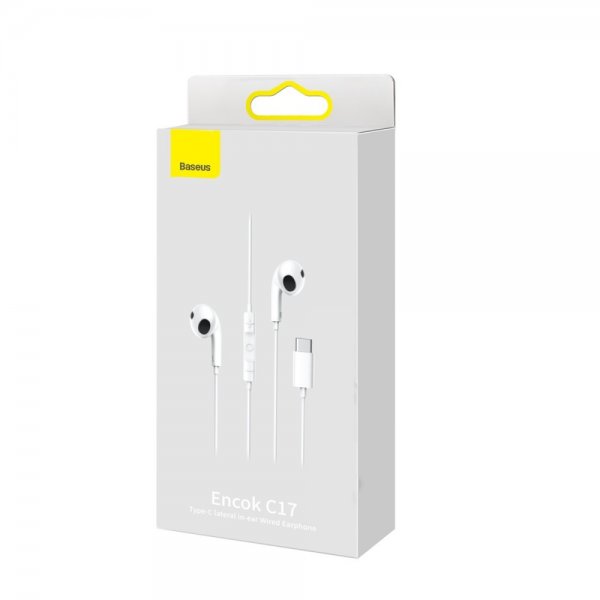 Baseus Hodetelefoner Encok C17 USB-C Hvit