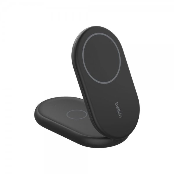 Belkin Trådløs lader BoostCharge 2-in-1 Foldable MagSafe Qi2 15W Svart