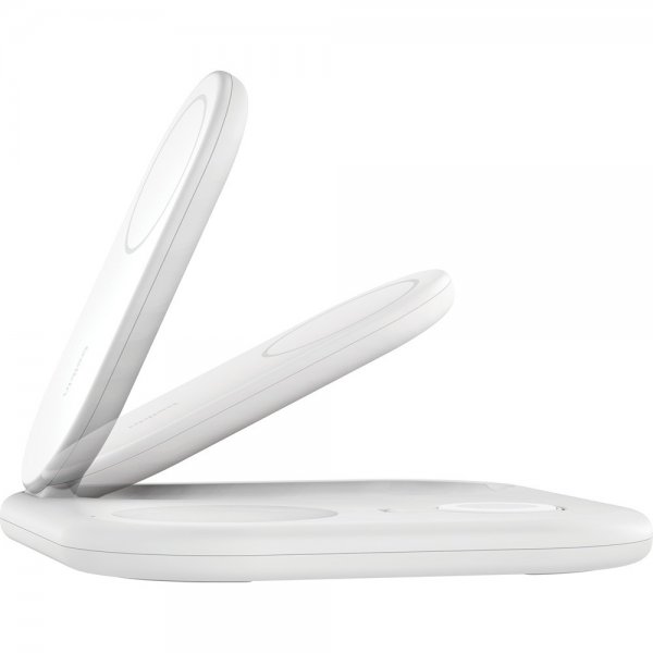 Belkin Trådløs lader BoostCharge 3-in-1 Foldable MagSafe Qi2 15W Hvit