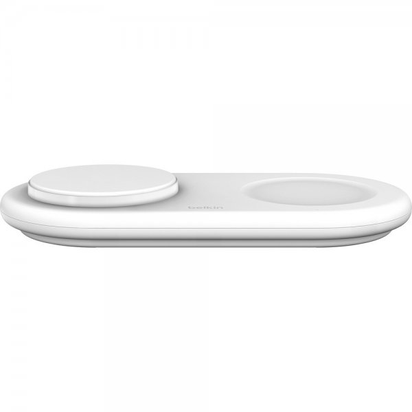 Belkin Trådløs lader BoostCharge Pro 2-in-1 MagSafe Qi2 15W Hvit