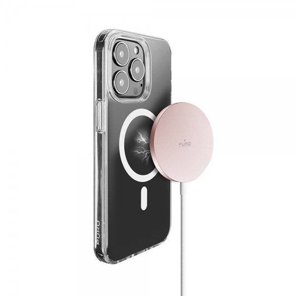 Puro Trådløs lader Magnetic USB-C Charging Cable MagSafe Rosa