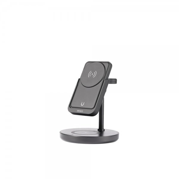 Deltaco Trådløs lader med detachable MagSafe Powerbank 3-in-1