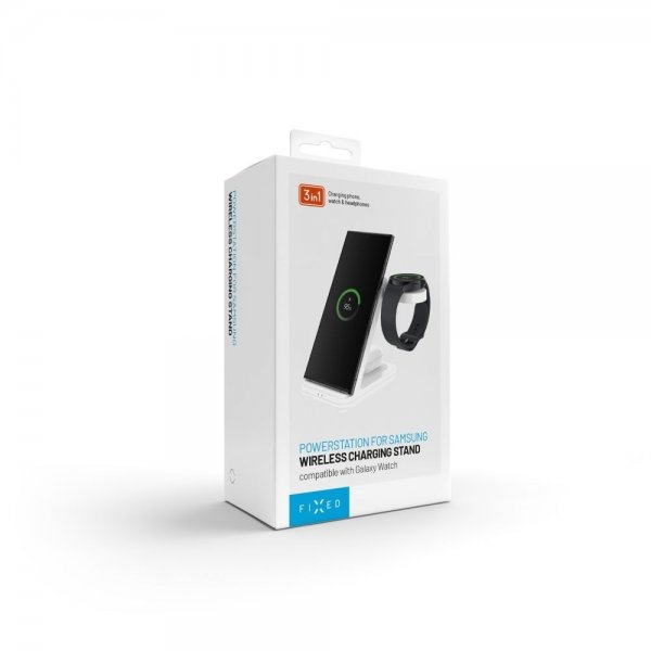 Fixed Trådløs lader Powerstation for Samsung 3in1 15W Hvit
