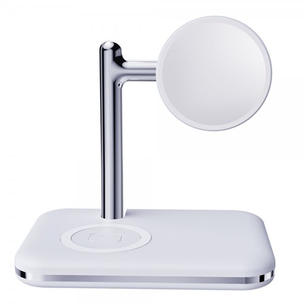 Trådløs lader V8S 2-in-1 Samsung Galaxy Watch/Buds Hvit