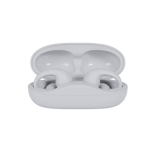 Happy Plugs Hodetelefoner Clip Open Ear Wireless Hvit